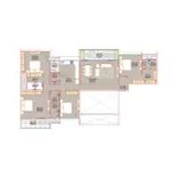 Dream Velmore Balewadi 4 BHK Floorplan